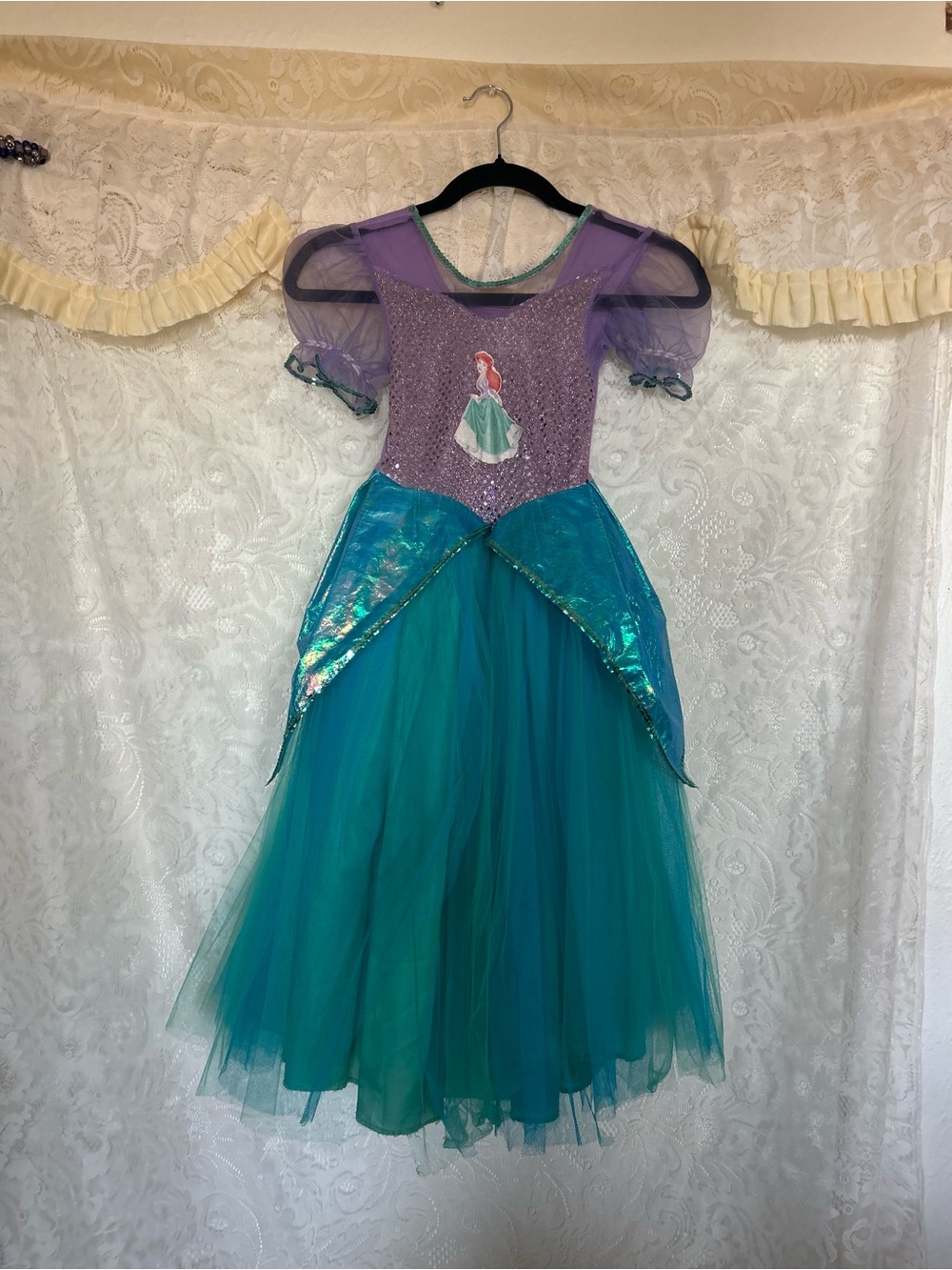 Vintage Disney Store Princess Little Mermaid Ariel Costume Dress 4-6y
